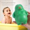 Press Type Green Head Fish Bath Toys Long Range Swimming Water Toys Press Water Spray Toy Summer