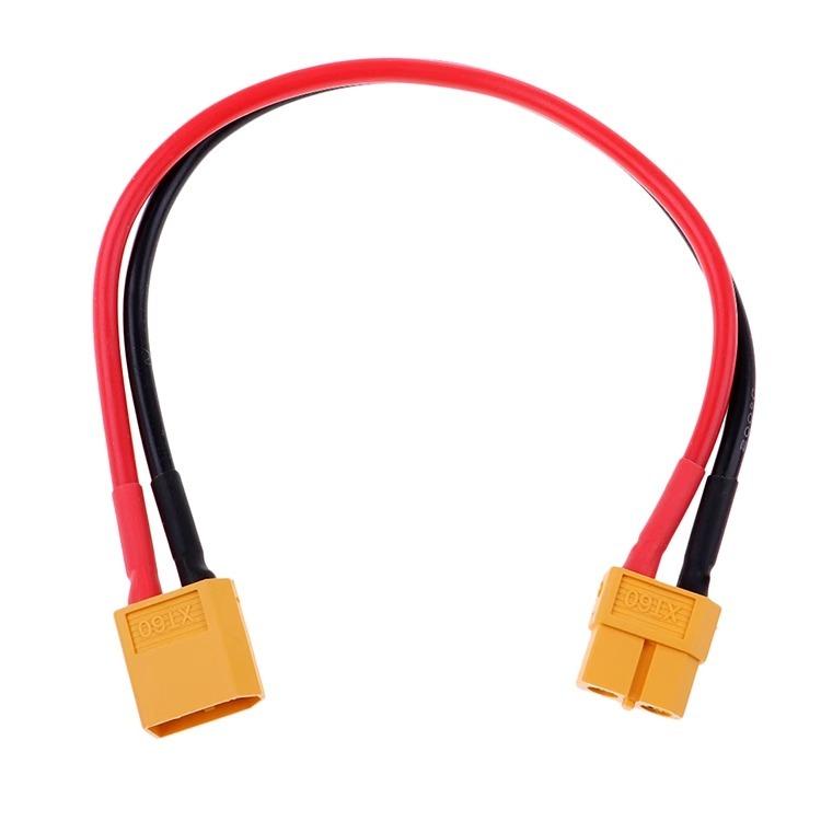 Model airplane battery power transfer cable XT60 male to XT60 female plug with sheath XT60H extension cable 12/14AWG