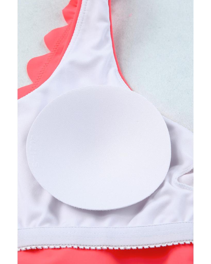 Azura Exchange Бикини с высокой талией и перекрещивающимися чашечками