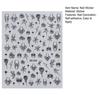 1 Sheet Halloween Spider Nail Art Sticker Waterproof Self-adhesive Gothic Spooky Spiderweb Women Fake