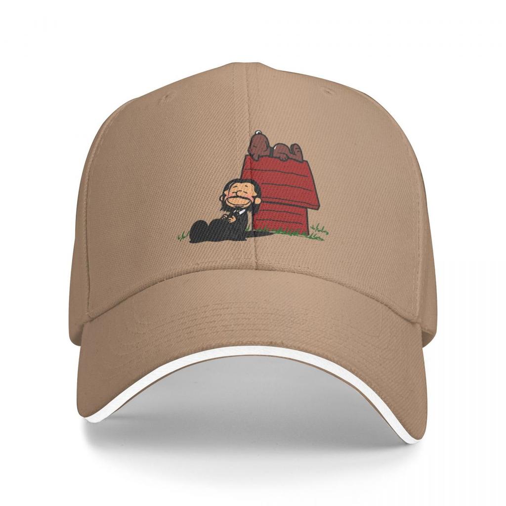 John Wick Baba Yaga Trucker Cap Merch Classic Cute Keanu Wick and Dog Snapback Hat For Unisex Casquette Adjustable