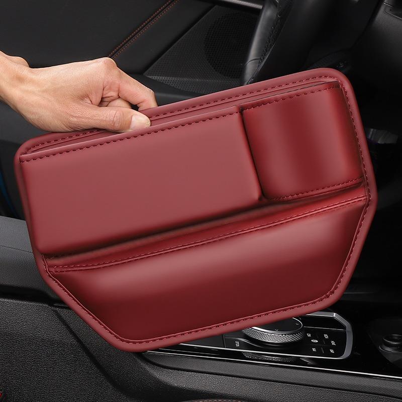 AAMZ1 New Leather Car Seat Gap Storage Box Water Cup Phone Brace for Citroen C4 C3-XR C5 Aircross C6 C-quatre Picasso C-Elysee C4L C3L