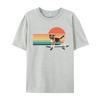 Vintage Beagle Skateboard Dog T Shirts Graphic Man Tee Shirts Crew Neck Cotton Unisex Tops Streetwear
