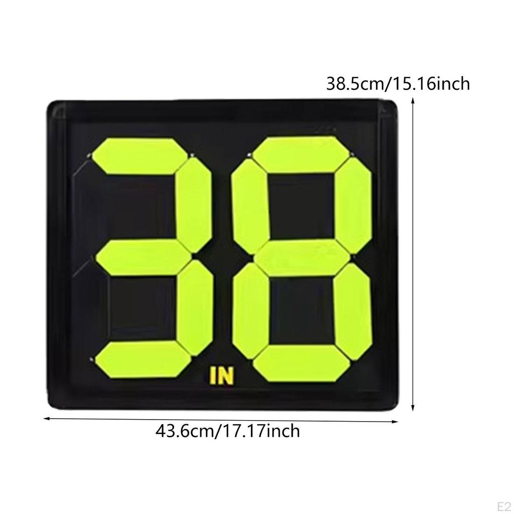 Футбол Футбол Замена Табло Цифровой Легкий Мяч Двузначный