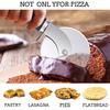 2Pcs Pizza Wheel Cutter And Pie Server - Non-Slip Handle, Sharp Stainless Steel Pizza Slicer