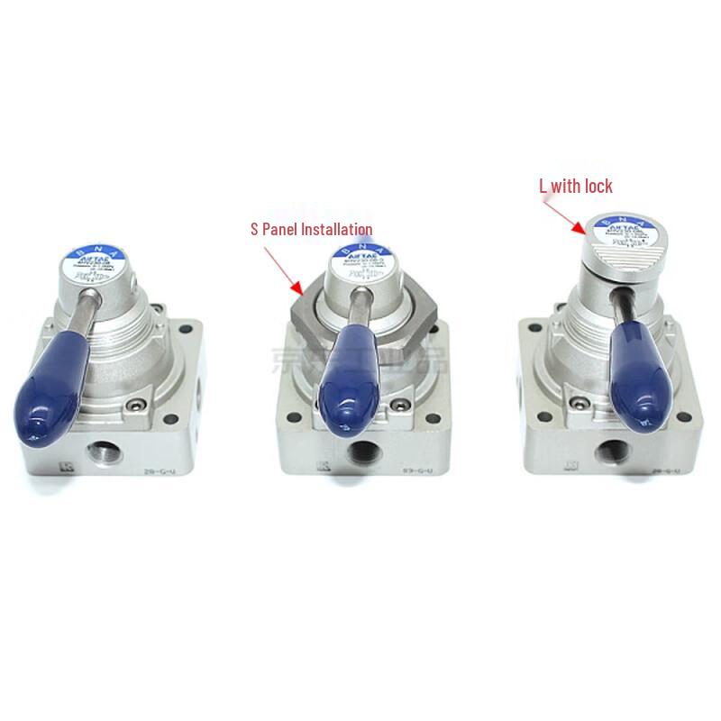Airtac 2-Position 4-Way Hand Rotary Valve