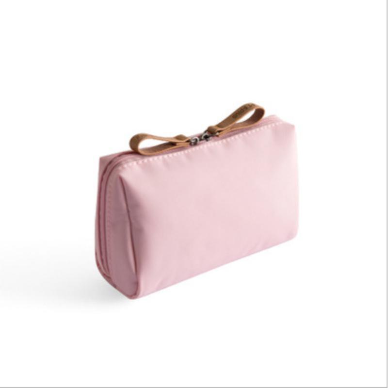 Partitioned Makeup Bag Large Capacity Multicolor Lightweight Travel Cosmetic Storage Pouch for Students Teen Girls
