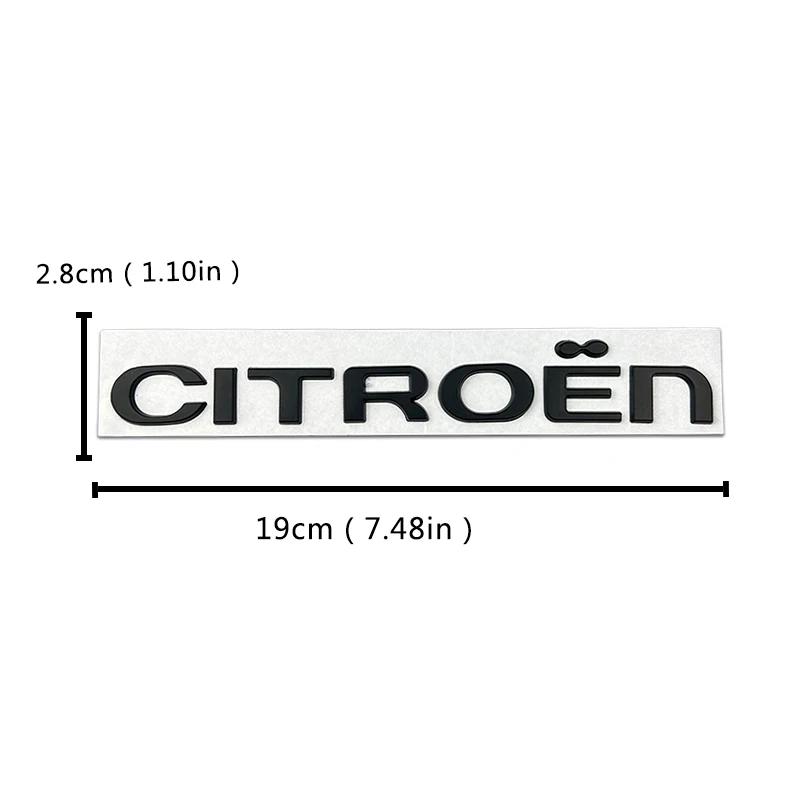 Металлический значок на задний багажник автомобиля для Citroen C4 C3 C5 C1 DS3 DS5 DS4 Jumper Xsara C-Elysee Picasso Nemo Наклейка Аксессуары PR7