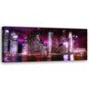 Canvas Print, Purple Cityscape