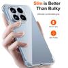 Ударопрочный ТПУ с усиленными углами для Xiaomi 15T Mi 15T Pro 5G Защитный Чехол Прозрачная Задняя Крышка Рамка Funda Coque