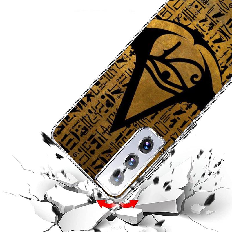 Египет Нефертити Анубис Анх Фараон Чехол Phnoe для Samsung Galaxy S26 S25 Edge S23 S24 Ultra S22 Plus S21 S20 FE Уникальный Чехол So