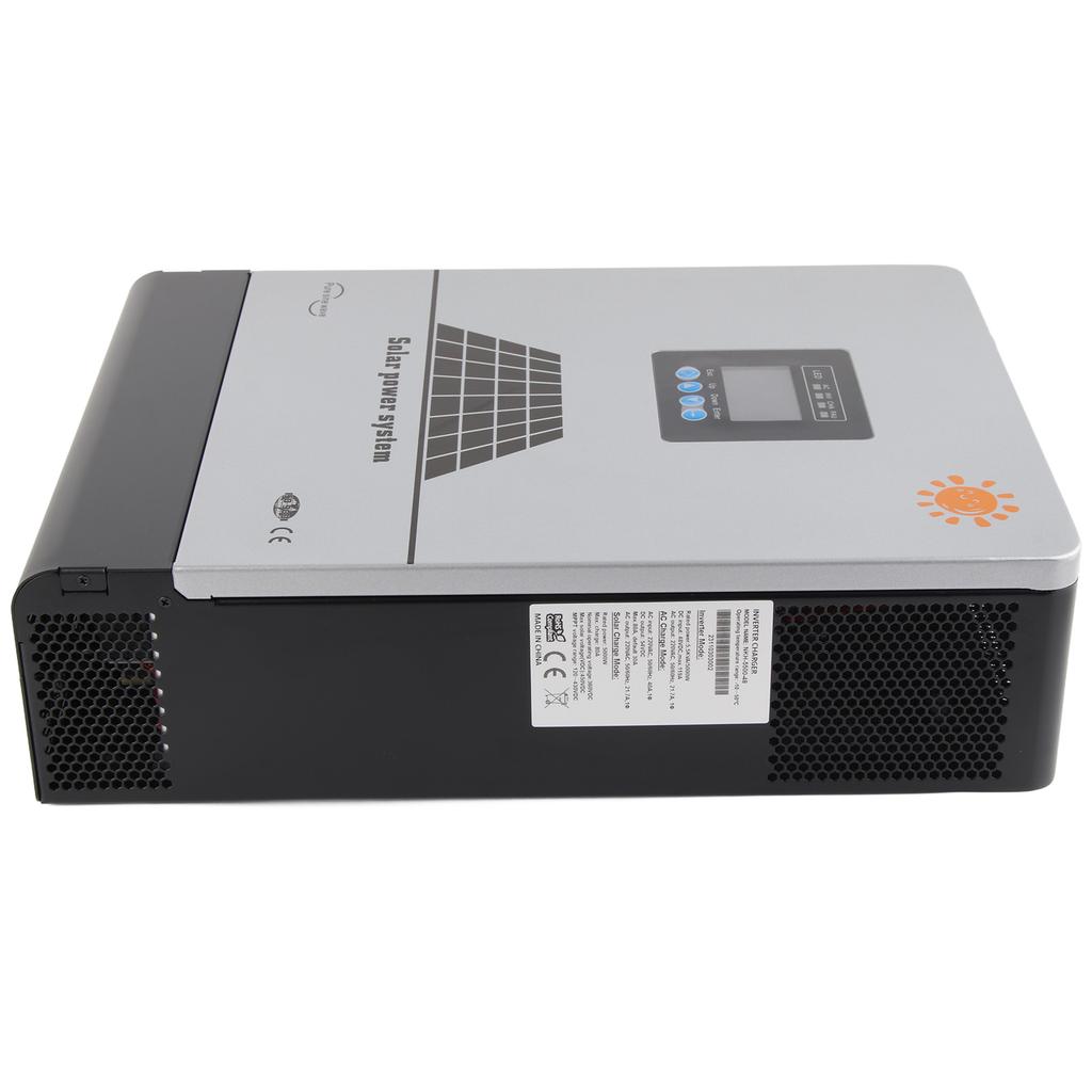 Солнечный инвертор 5 кВт, инвертор чистой синусоиды DC48V MPPT80A в AC220V 50 Гц со встроенным контроллером MPPT