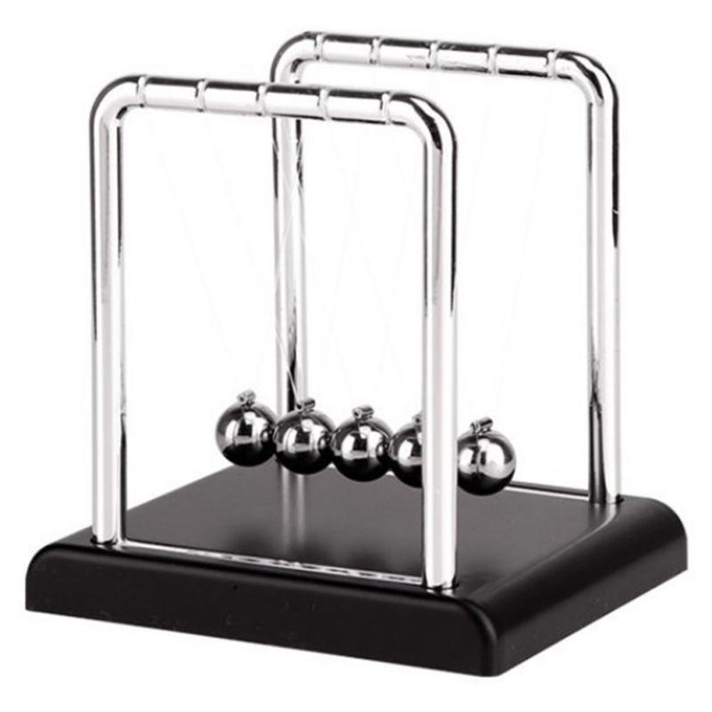 Newton'S Cradle Balance Steel Ball Teaching Supplies Physics Science Pendulum Desktop Toys Stress Relief Gifts Home Decoration