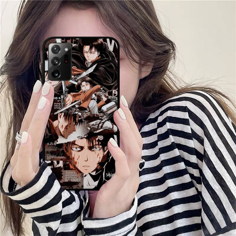 Чехол Yinuoda Attack on Titan Levi для телефона Samsung Note 20 Ultra 10 pro lite plus 9 8 5 4 3 M 30s 11 51 31 31s 20 A7