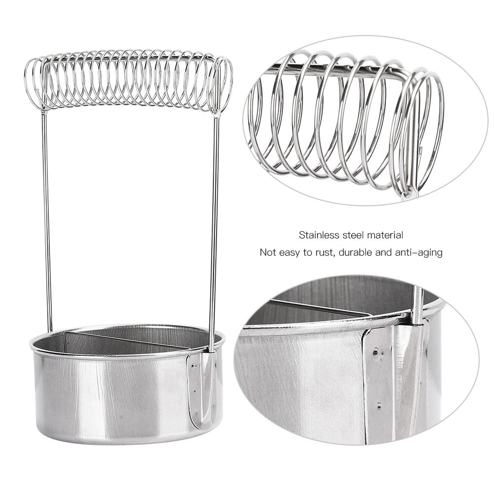 Brush Washer Clner, Brush Washer, Uncovered Brush Washer Clner, Stainless Steel Oil Painting Pen, Straight Wash Barrel Holder, Oil Painting Brush Wash