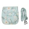 Instant Camera Case PU Leather Protective Mini Camera Bag with Adjustable Shoulder Strap for Mini 11 12 Chrysanthemum