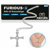 FURIOUS-X Fast Furious Vin Diesel Dominic Toretto Cross Necklace STAINLESS STEEL