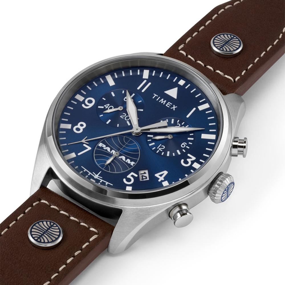 TIMEX Пилотские часы Pan-Am с хронографом 42 мм TWG030000