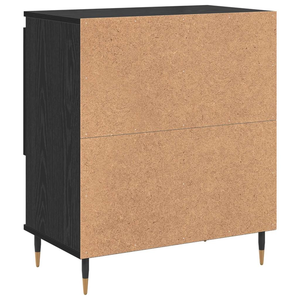 Sideboards 2 pcs Black Oak Effect