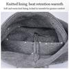 Short Brim Winter Knitted Hat Warm Ear Protection Hat Casual Beanies  Men Women