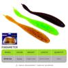 10PC Fishing Soft Bait, Needle Tail Thread Road Bait, Inverted Fishing Bait, Floating Water Soft Insect Biomimetic False Bait