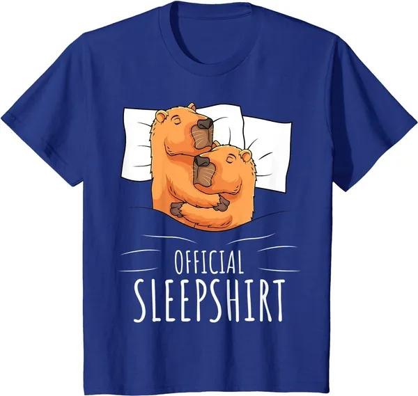 Хлопковая футболка Calling Tees Забавная капибара Грызун Любитель животных Юмор Футболка Женская Мужская Летняя Повседневная Круглый вырез Короткий рукав Топы