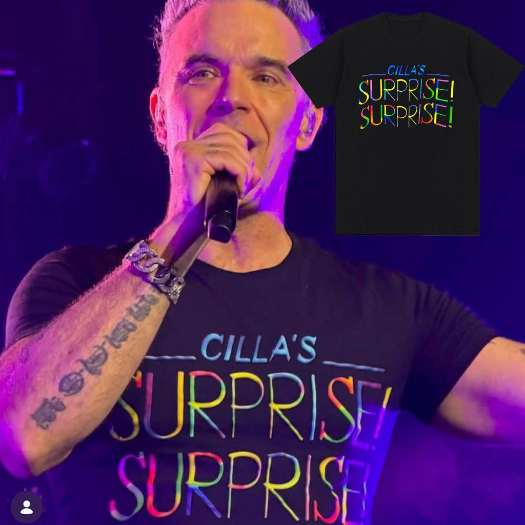 Robbie Williams Same Merch T Shirts Men's Women Clothing Short Sleeve T-shirt High Quality Cott