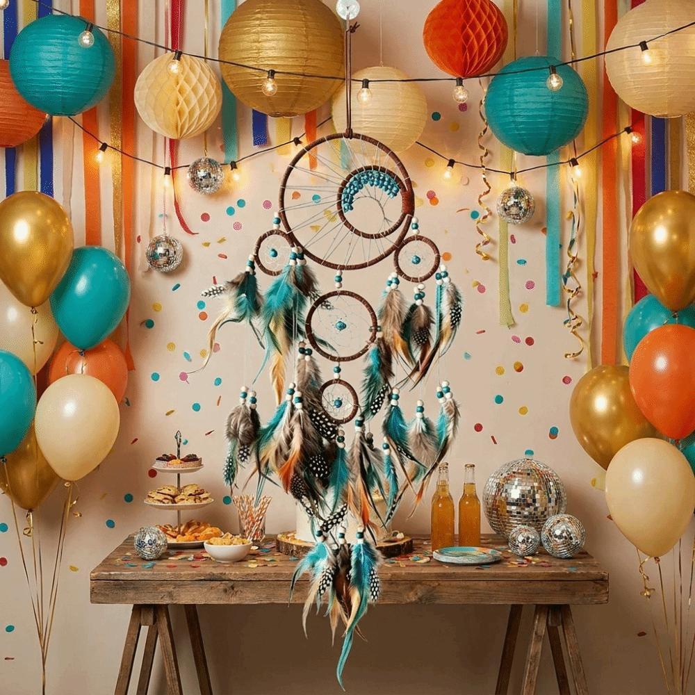 Decorative Vintage Dream Catcher Handmade Wall Decor Creative Vintage Wind Chime Wedding Party