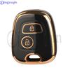 Jingyuqin 2 кнопки ТПУ чехол для ключа автомобиля для Peugeot 106 107 206 207 307 Citroen C1 C2 C3 C4 XSARA PICASSO Toyota AYGO Защитник