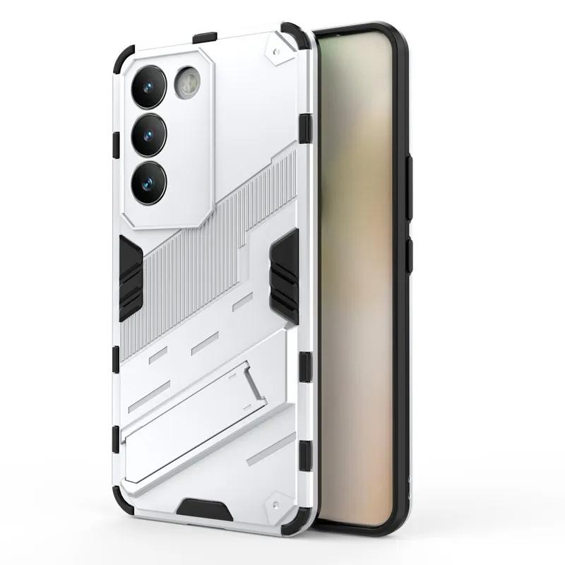 For Vivo Y200e Y100 (IDN) 5G Armor Shockproof Phone Case Back Cover Magnetic Kickstand Anti-Fall Protect Coque Cases