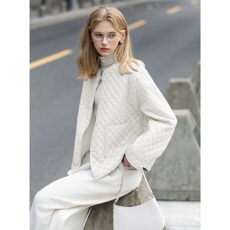 TonLion Women's Winter Round Neck Padded Jacket