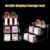 Transparent Acrylic Display Stand Multi-layer Strong Load-bearing Easy Assembly Perfume Organizer Versatile Display Stand Shelf