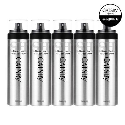 Спрей для укладки Gasby Set & Keep Super Strong 263мл x5