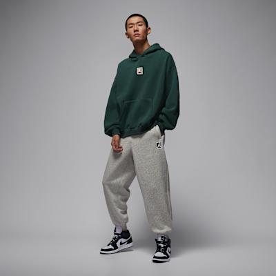 Мужские штаны Jordan Brooklyn из флиса, удобные, на флисовой подкладке, на шнуровке, с эластичными манжетами, вязаные, мужские