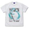 Cospa Hatsune Miku V3 Hatsune Miku V3 WHITE L Size [Official] T-shirt Ver.3.0