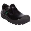 Kickers Childrens/Kids Plunk Coated Leather T-Bar School Shoes