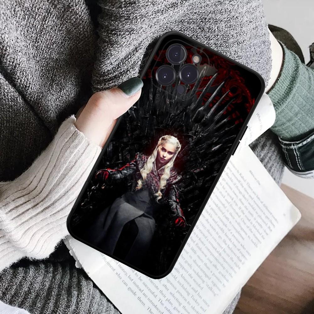 Dragon Mother Thrones Phone Case For IPhone 16 15 8 7 6 6S Plus X SE XR XS 14 11 12 13 Mini Pro Max Mobile Case