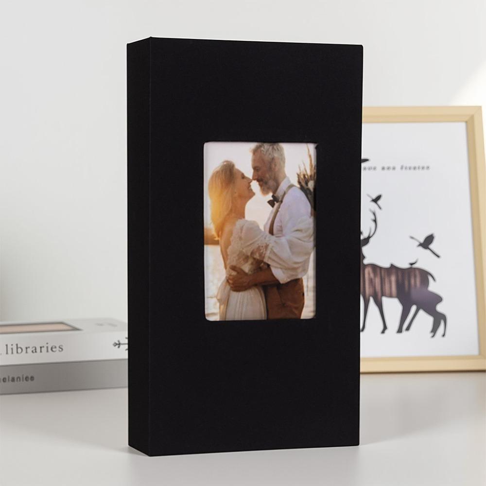 300 Pockets Photo Storage Book Slip-in Family Album Creative 4R6 Linen Photo Album Graduation