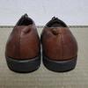 60s-70s Vintage/Allen Edmonds Turf-Skos/Pigskin/Boarhide U-Tip Leather Shoes/9.5C/26.5-27.0/Brown/(USED)
