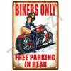 Retro Tin Sign Bar Cafe Club Garage Car Pub Vintage Metal Sign Plaque Painting Motorcycle Iron Home Decoration Wall Decor Art