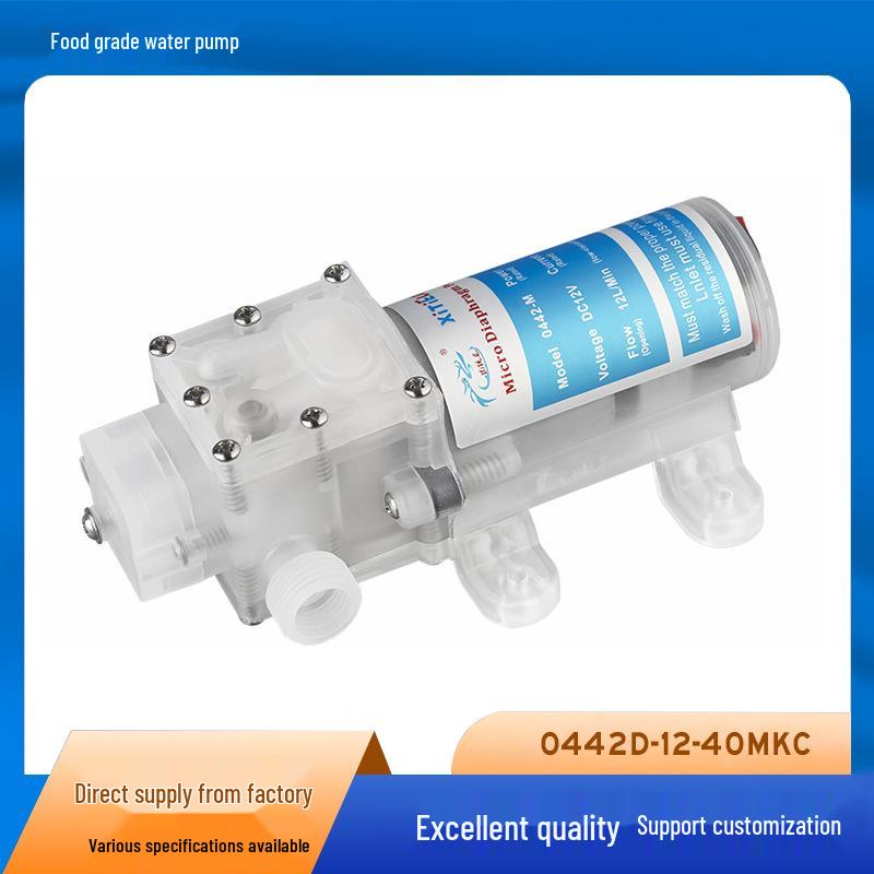 Model 0442: Large Flow DC Electric Diaphragm Self-Priming Pump for Food-Grade and Alcohol Applications