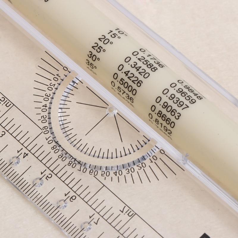 Роликовая параллельная линейка Метрическая угловая линейка в футах и ​​дюймах Балансировочная шкала Универсальная параллельная линейка