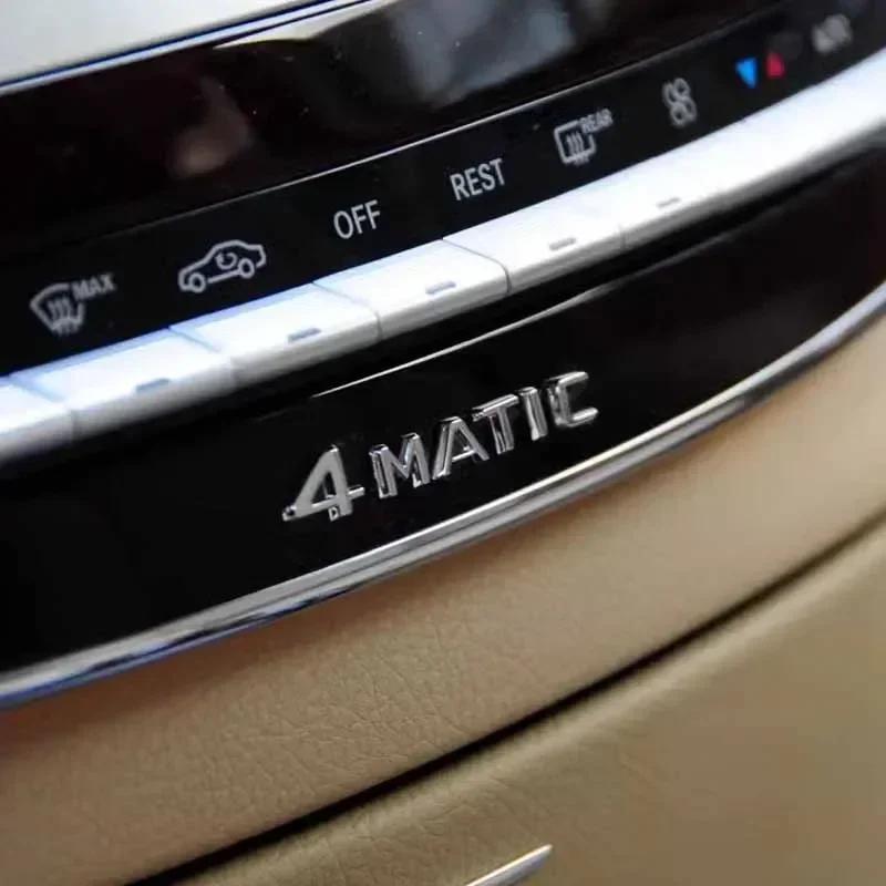 MAYBACH 4MATIC AMG TURBO Letter Emblem Badge Interior Center Console Logo Car Styling Accessory 3D Sticker For Mercedes Benz p2