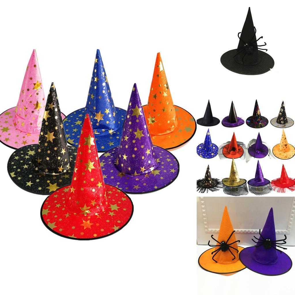 Rose Witch Hat In Red Black And Purple Perfect For Halloween Party And Costume