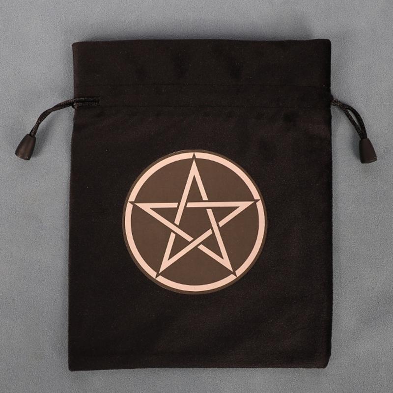 Мешочек на шнурке для кубиков Астролябии Гадания Таро Сумка Мини Бархатный Мешочек для упаковки и хранения ювелирных изделий Подарочный мешочек