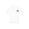 Nike T Shirts Men's White Crew Neck Moderate Straight Fit DD1377-100