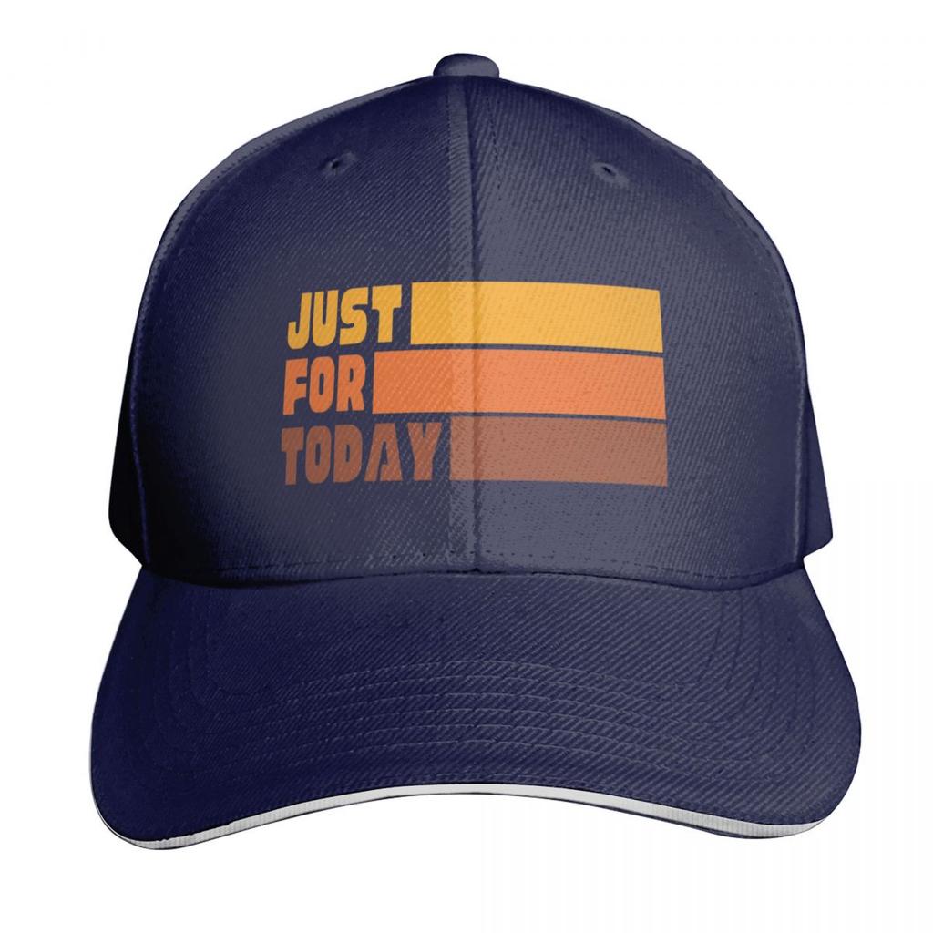 Just For Today Aa Slogan Baseball Cap Low Profile Unstructured Unisex For Men Women Outdoor Golf Running Hiking
