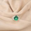 Chrome Diopside Gemstone 925 Sterling Silver Jewelry Handcrafted Promise Ring RR-46-20