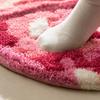 Милый коврик для двери из искусственной шерсти, не впитывающий влагу, 16 дюймов - Дизайн рта