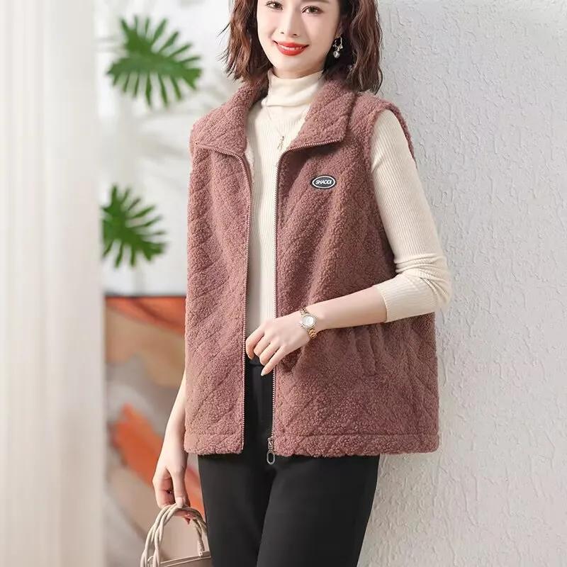 Безрукавка Женский длинный жилет Женский жилет Безрукавка Женские жилеты на молнии